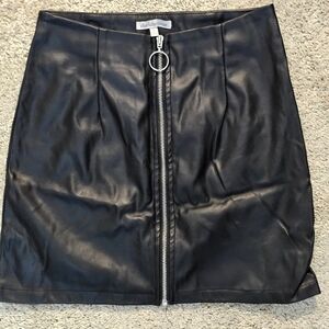 Charlotte Russe Faux Leather Skirt
